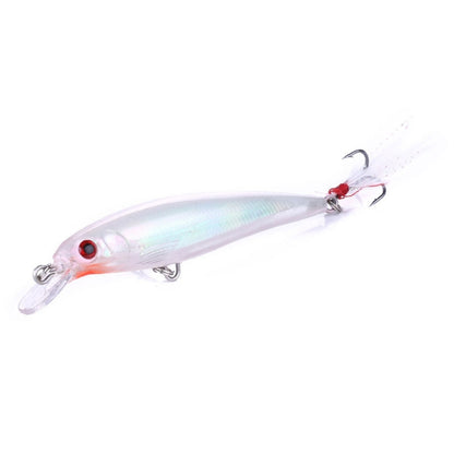 HENGJIA MI094 Simulation Laser Imitation-Köder Minnow Angelköder, 1, 2, 3, 4, 5, 6, 7, 8, 9, 10, 10 Farben verpackt