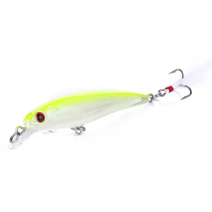 HENGJIA MI094 Simulation Laser Imitation-Köder Minnow Angelköder, 1, 2, 3, 4, 5, 6, 7, 8, 9, 10, 10 Farben verpackt