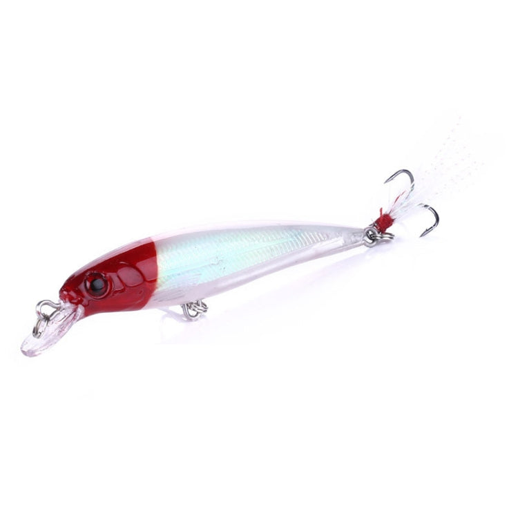 HENGJIA MI094 Simulation Laser Imitation-Köder Minnow Angelköder, 1, 2, 3, 4, 5, 6, 7, 8, 9, 10, 10 Farben verpackt