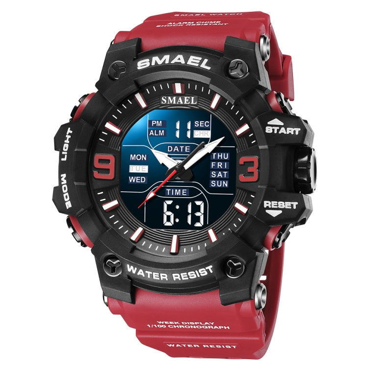 SMAEL 8049 Montre Sportive Étanche Homme Montre Électronique Multifonction Veilleuse