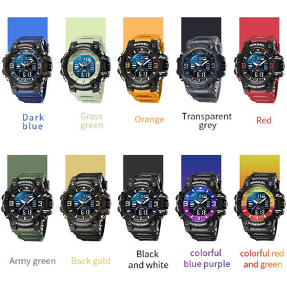 SMAEL 8049 Montre Sportive Étanche Homme Montre Électronique Multifonction Veilleuse