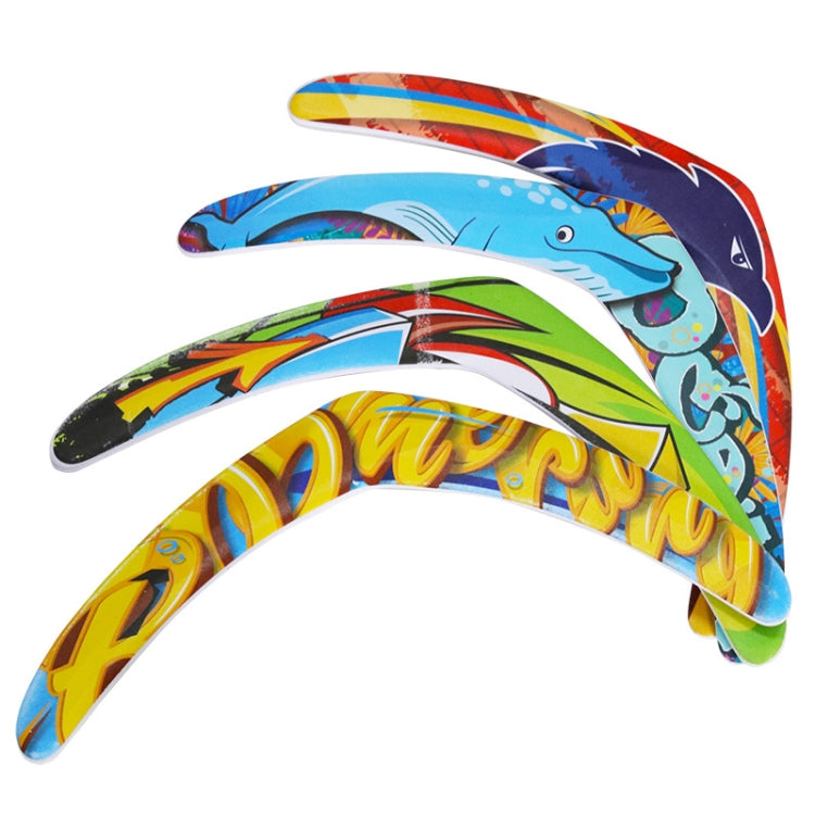 SOFTOYS ST3020 Assiette Volante Rotative d'Extérieur en EVA, ST3020 Aigle Bleu, ST3020 Flèche Impression, ST3020 Dauphin, ST3020 Lettre Abstraite