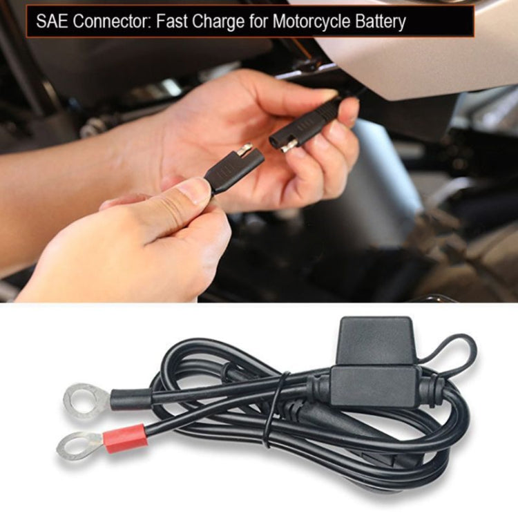 B065 Motorcycle Quick Disconnect SAE Extension Cable Battery SAE Connection Cable, 1pcs