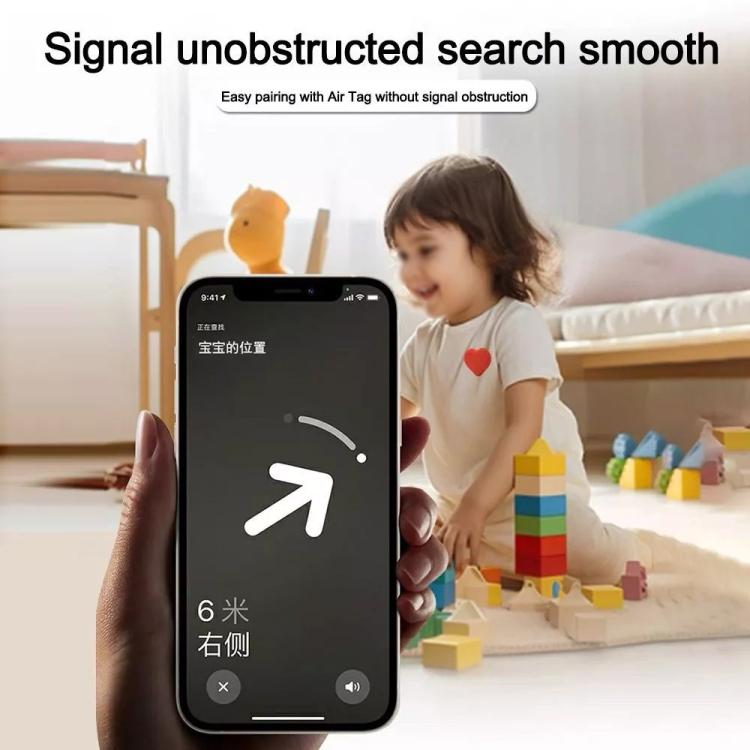 For AirTag GPS Tracker Heart-Shape Silicone Case With Safety Pins Hidden Inside Clothes Shoes