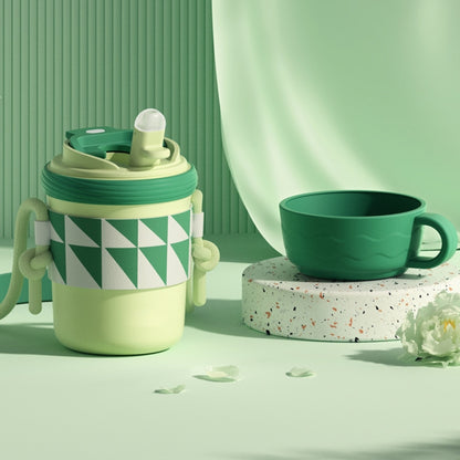 316 Stainless Steel Thermos Cup Three-purpose Straw Direct Drinking Coffee Cup, 300ml, 450ml