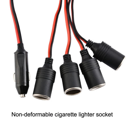 4 In 1 Auto High Power Cigarette Lighter Car Charger, 4 Holes Cigarette Lighter