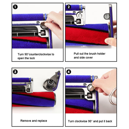For Dyson V7 V8 V10 V11 Vacuum Cleaner Soft Velvet Suction Head Side Cover, For Dyson V7 V8 V10 V11 V15, For Dyson Slim Light Version