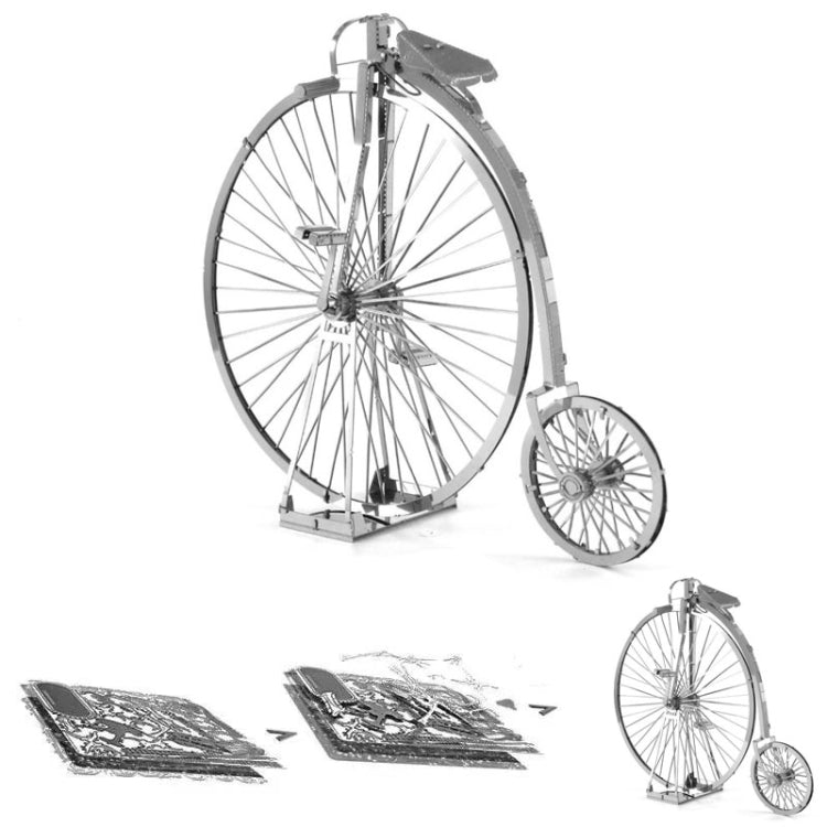 3D Three-dimensional Metal Car Assembly Model DIY Puzzles Toy, 1908 T-shaped Cars, 1965 Mustang, Kart, BZS G500, Cable Car, Taxi, Fire Truck, Bullet Train, Nissans Coupe, D51 Train Head, KMK F450, MSL 3.0T, Penny Farthing, Sportcar, Half-track Motorcyc...