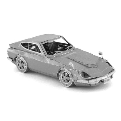 3D Three-dimensional Metal Car Assembly Model DIY Puzzles Toy, 1908 T-shaped Cars, 1965 Mustang, Kart, BZS G500, Cable Car, Taxi, Fire Truck, Bullet Train, Nissans Coupe, D51 Train Head, KMK F450, MSL 3.0T, Penny Farthing, Sportcar, Half-track Motorcyc...