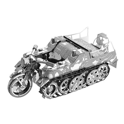 3D Three-dimensional Metal Car Assembly Model DIY Puzzles Toy, 1908 T-shaped Cars, 1965 Mustang, Kart, BZS G500, Cable Car, Taxi, Fire Truck, Bullet Train, Nissans Coupe, D51 Train Head, KMK F450, MSL 3.0T, Penny Farthing, Sportcar, Half-track Motorcyc...