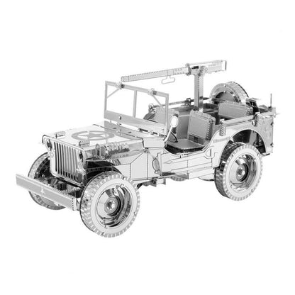 3D Three-dimensional Metal Car Assembly Model DIY Puzzles Toy, 1908 T-shaped Cars, 1965 Mustang, Kart, BZS G500, Cable Car, Taxi, Fire Truck, Bullet Train, Nissans Coupe, D51 Train Head, KMK F450, MSL 3.0T, Penny Farthing, Sportcar, Half-track Motorcyc...