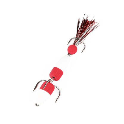 W.P.E PMG-M Leurre souple en mousse avec hameçon triple pour appâts artificiels, M