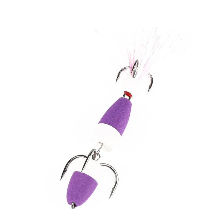 W.P.E PMG-M Leurre souple en mousse avec hameçon triple pour appâts artificiels, M