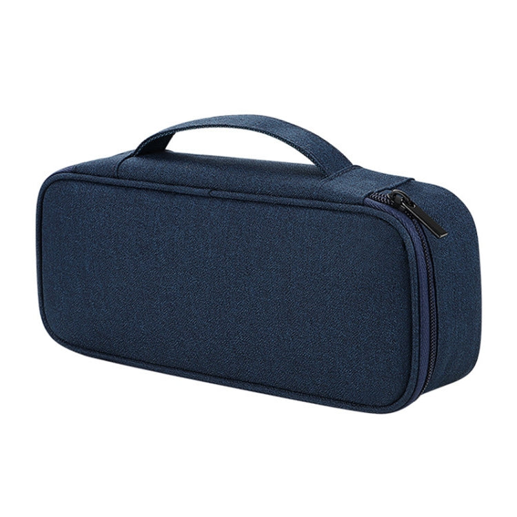 SM13 Multifunctional Digital Accessories Waterproof and Shock-absorbing Storage Bag, 25x6.5x12cm(Dark Gray), 25x6.5x12cm(Navy Blue), 25x6.5x12cm(Pink), 25x6.5x12cm(Black), 25x6.5x12cm(Gray)