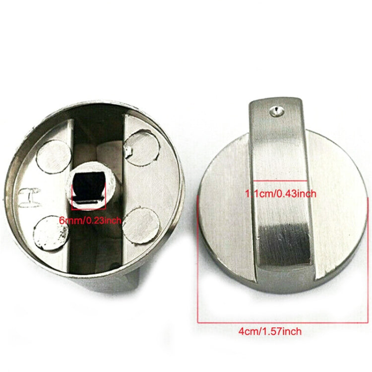 2pcs  6mm Cooker Hob Knobs Gas Stove Knobs Control Switch, 2pcs 6mm Round