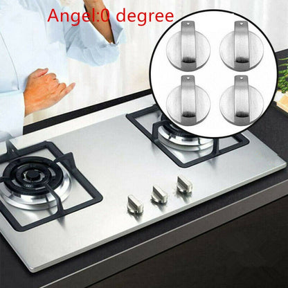 2pcs  6mm Cooker Hob Knobs Gas Stove Knobs Control Switch, 2pcs 6mm Round