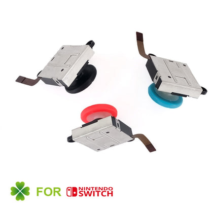 For NS Switch 2pcs 3D Analog Sensor Thumbstick Joystick Left And Right Joystick, Joystick(Black), Joystick(Red), Joystick(Blue)