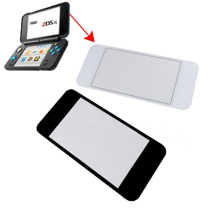 Protector de espejo de pantalla superior para Switch 2DS XL LL, blanco para 2DS XL LL, negro para 2DS XL LL