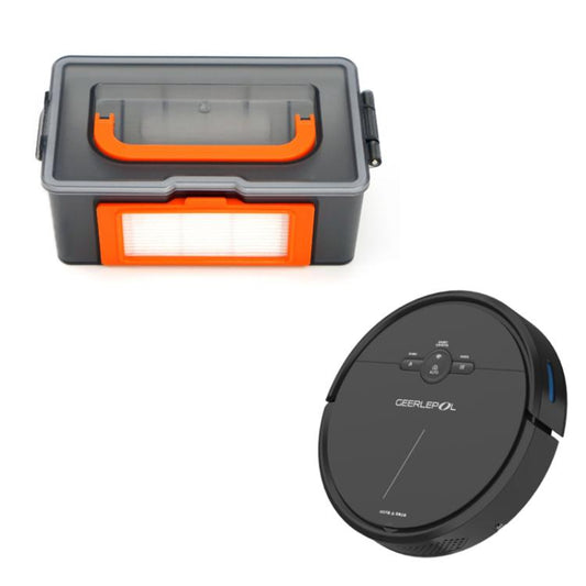 For GEERLEPOL Smart Sweeping Robot 2 in 1 Water Tank Dust Box, Water Tank Dust Box