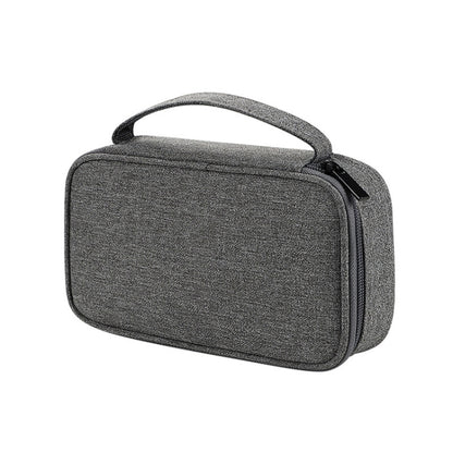SM03DZ Waterproof Wear-resistant Digital Accessories Storage Bag, 20x5.3x12cm(Navy Blue), 20x5.3x12cm(Gray), 20x5.3x12cm(Pink), 20x5.3x12cm(Black), 20x5.3x12cm(Dark Gray)