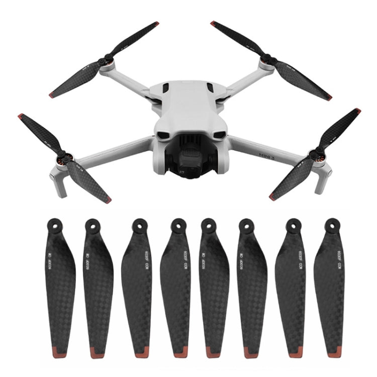 For DJI MINI 3 Carbon Fiber Propeller 6030F Paddle Propeller Wing Blade, For DJI MINI 3
