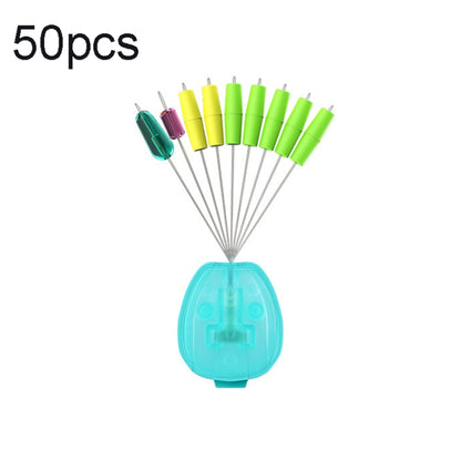 50pcs Drum Type Space Bean Fishing Gear Supplies for Fishing Rods, XS, S, M, L, XL