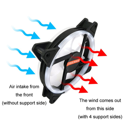 COOLMOON 12cm Dual Aperture Computer Mainframe Chassis Dual Interface Fan