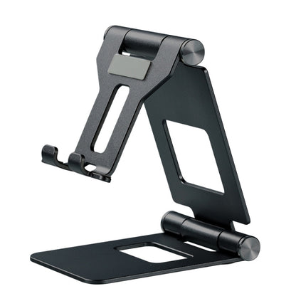 Support de téléphone portable double pliant en alliage d'aluminium Z10A pour tablette de bureau, Z10A Gris, Z10A Noir, Z10A Argent