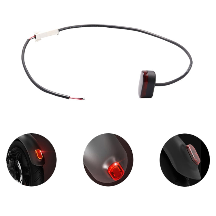 Pour accessoires de trottinette électrique Xiaomi M365, garde-boue+support+feu arrière, noir avec clé, noir sans clé