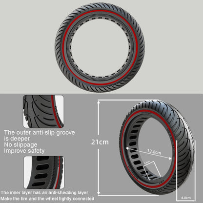 Pneu plein alvéolé 8 pouces pour trottinette électrique Xiaomi M365/M365 Pro/1S/Pro2/Essential, alvéolé rouge, alvéolé bleu, alvéolé jaune, alvéolé noir