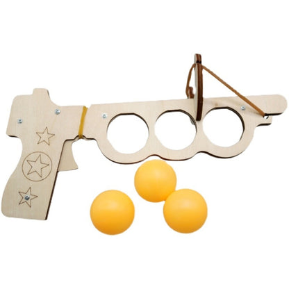 Modèle élastique de tennis de table DIY en bois, jouet d'assemblage d'expérimentation scientifique physique pour enfants, Modèle élastique