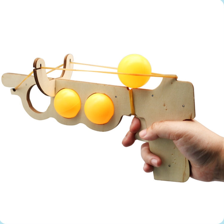 Modèle élastique de tennis de table DIY en bois, jouet d'assemblage d'expérimentation scientifique physique pour enfants, Modèle élastique
