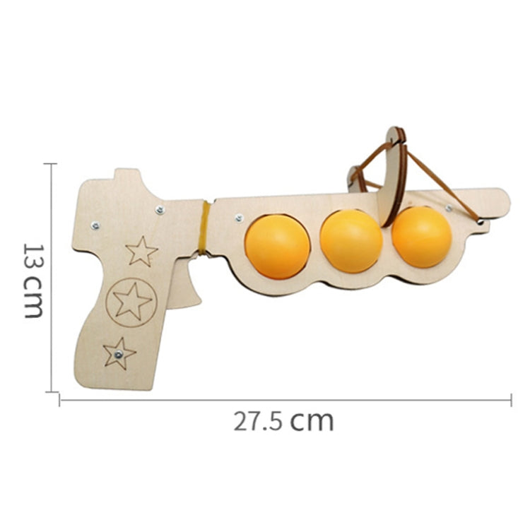 Modèle élastique de tennis de table DIY en bois, jouet d'assemblage d'expérimentation scientifique physique pour enfants, Modèle élastique
