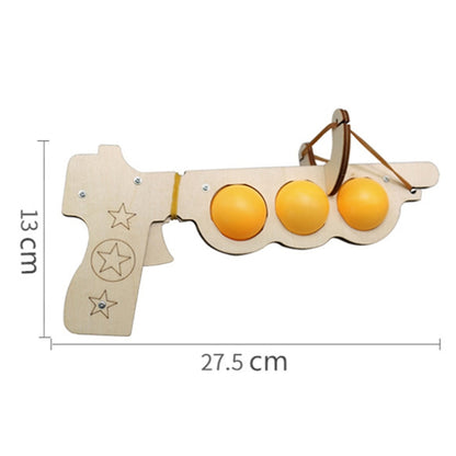 Modèle élastique de tennis de table DIY en bois, jouet d'assemblage d'expérimentation scientifique physique pour enfants, Modèle élastique