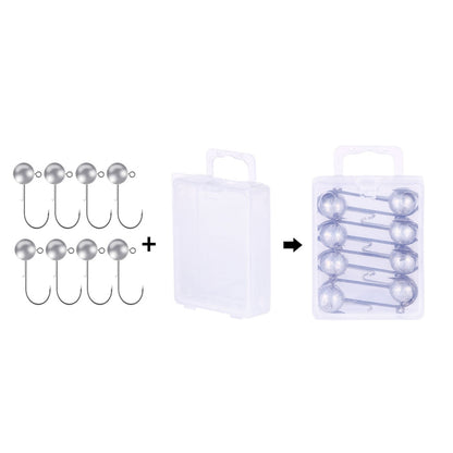 Lead Head Hook Fishing Gear Lua Anti-drop Hooks, HENGJIA JI035 50pcs 1g, HENGJIA JI035 40pcs 1.5g, HENGJIA JI035 30pcs 2g, HENGJIA JI035 20pcs 3.5g, HENGJIA JI035 15pcs 5g, HENGJIA JI035 10pcs 7g, HENGJIA JI035 8pcs 10g, HENGJIA JI035 6pcs 14g         ...