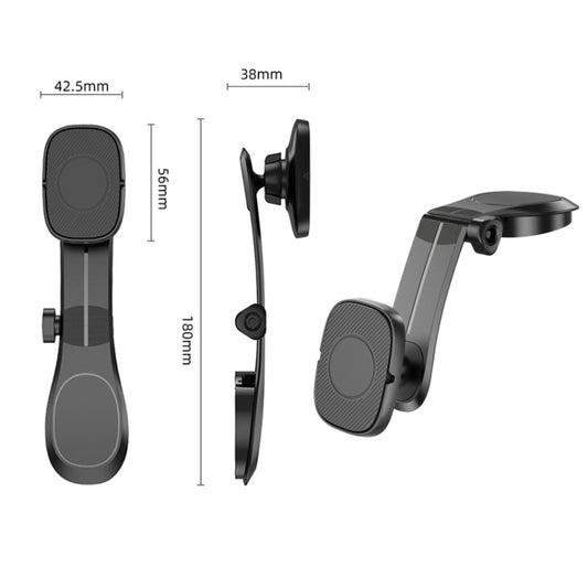 Support de téléphone portable magnétique et adhésif, multi-angle, pour voiture, S1
