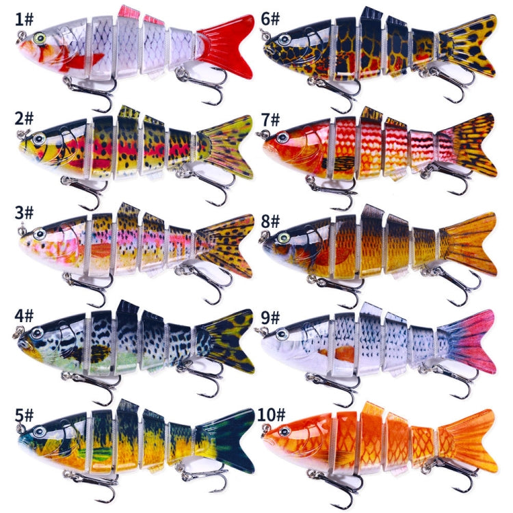 HENGJIA JM061 Multi-segment Fish Bionic Lure Submerged Lures, JM061 (4), JM061 (5), JM061 (6), JM061 (7), JM061 (8), JM061 (9), JM061 (10), JM061 (1), JM061 (2), JM061 (3)