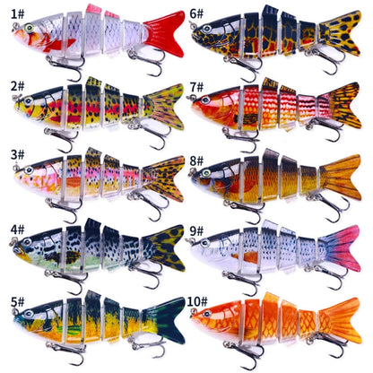 HENGJIA JM061 Multi-segment Fish Bionic Lure Submerged Lures, JM061 (4), JM061 (5), JM061 (6), JM061 (7), JM061 (8), JM061 (9), JM061 (10), JM061 (1), JM061 (2), JM061 (3)