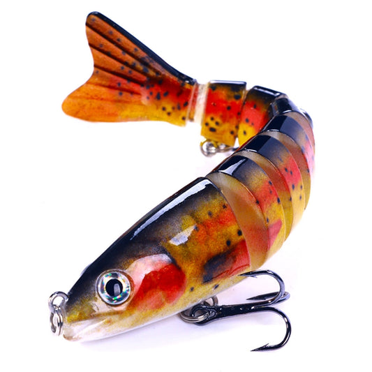 HENGJIA JM064 Multi-section Fish Minnow Bionic Fake Lures Sea Fishing Sinking Lures, JM064 (3), JM064 (4), JM064 (5), JM064 (6), JM064 (7), JM064 (8), JM064 (9), JM064 (10), JM064 (11), JM064 (1), JM064 (12), JM064 (2)