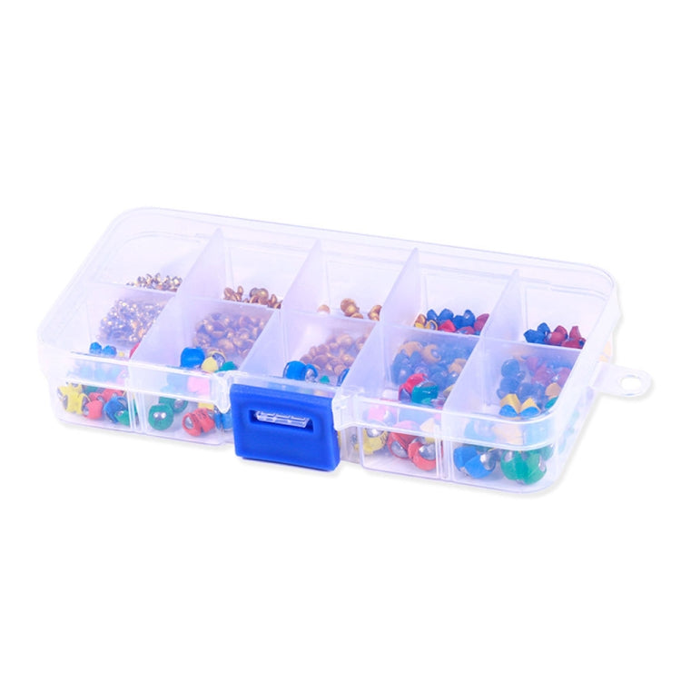 HENGJIA JI081-1 212 pcs/boîte Kit d'accessoires de pêche lestés avec plomb de touche, plomb de touche