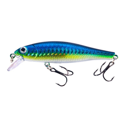 HENGJIA MI160 8.8cm 9g Flottant Leurre Minnow, 1, 2, 3, 4, 5, 6, 7, 8, 9, 10, 10 Couleurs, Boîte de 10 Couleurs
