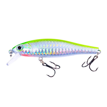 HENGJIA MI160 8.8cm 9g Flottant Leurre Minnow, 1, 2, 3, 4, 5, 6, 7, 8, 9, 10, 10 Couleurs, Boîte de 10 Couleurs