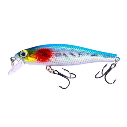 HENGJIA MI160 8.8cm 9g Flottant Leurre Minnow, 1, 2, 3, 4, 5, 6, 7, 8, 9, 10, 10 Couleurs, Boîte de 10 Couleurs