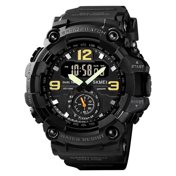 SKMEI 1637 Montre Homme de Sport à Affichage Numérique, Antichoc, en Plastique, Grand Cadran, Noir, Vert Armée, Camouflage Bleu, Camouflage Vert Armée, Gris Noir