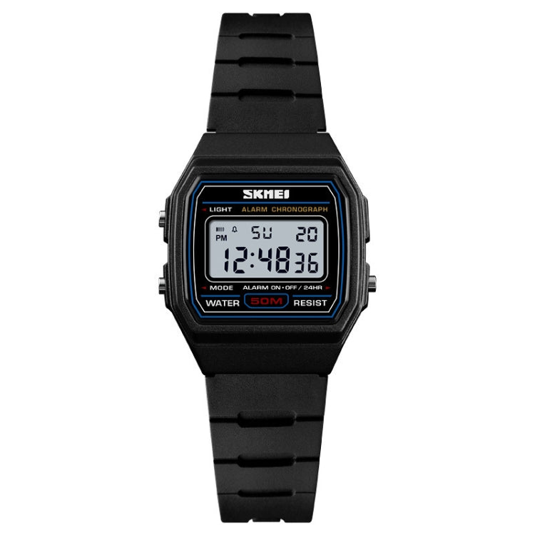 SKMEI 1460 Montre de Sport Fine, Lumineuse, Multifonctionnelle et Étanche pour Enfants