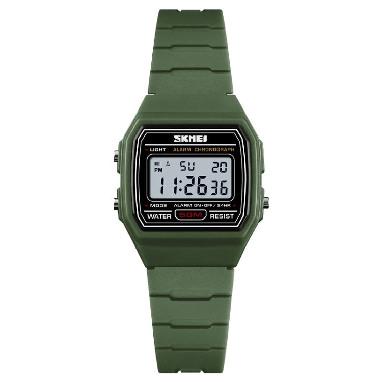 SKMEI 1460 Montre de Sport Fine, Lumineuse, Multifonctionnelle et Étanche pour Enfants