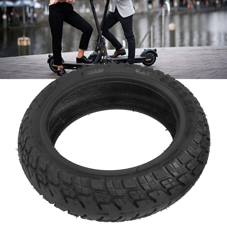 9.5x2.5 Inch Off-Road Tubeless Tire for KQI3/KQI3 PRO/KQI3 MAX/KQI3 SPORT Electric Scooter, 9.5x2.5 Inch Without Gas Nozzle, 9.5x2.5 Inch With Gas Nozzle