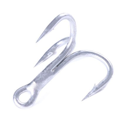 HENGJIA FH061 10pcs Hameçons triples à trois griffes, 1, 2, 4, 6