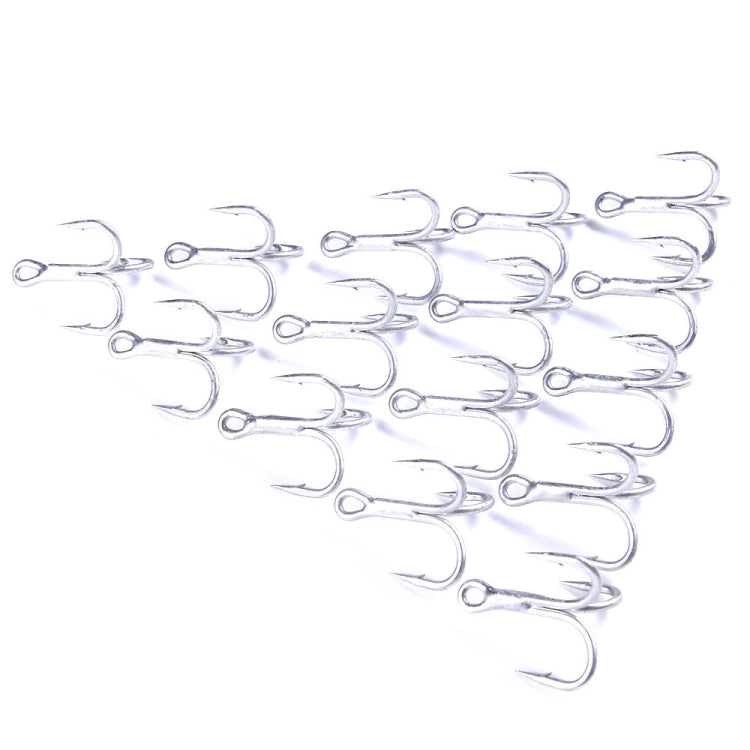 HENGJIA FH061 10pcs Hameçons triples à trois griffes, 1, 2, 4, 6