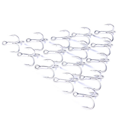 HENGJIA FH061 10pcs Hameçons triples à trois griffes, 1, 2, 4, 6